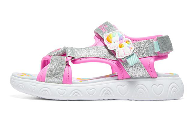 Buy 大童 Skechers 彩虹閃光 魔術貼涼鞋 粉彩色