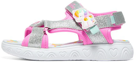 (Youth) Skechers Rainbow Shines Velcro Sandal 'Pastel Pink Light-Up' 314885L-PKMT (Youth) Skechers Rainbow Shines Velcro Sandal 'Pastel Pink Light-Up' 314885L-PKMT
