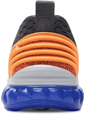 (JR) Skechers Rapid Flash ''Grigio Arancione'' 90720L-CCOR Shop (JR) Skechers Rapid Flash ''Grigio Arancione'' 90720L-CCOR