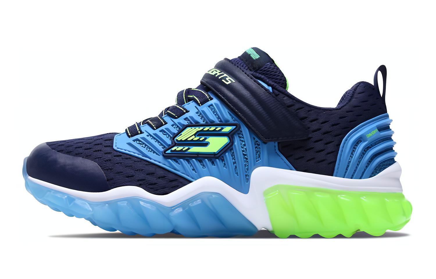 (Youth) Skechers Rapid Flash Low Sneakers Navy 90720L-NVBL
