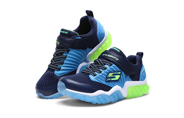 Lookbook (JR) Baskets Skechers Rapid Flash Low Bleu Marine 90720L-NVBL