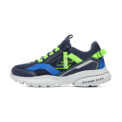 (Youth) Skechers Slip-ins Razor Flex Air Sneaker 'Black Blue Green'