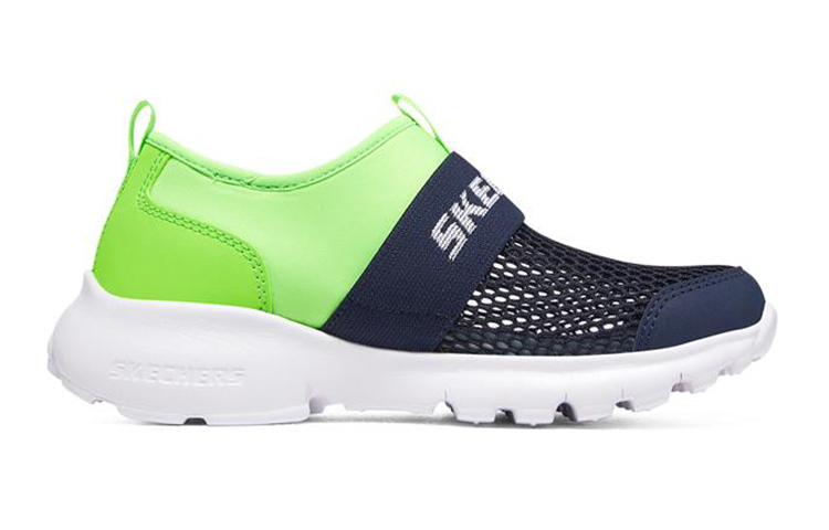 Order (Youth) Skechers Razor Flex 'Black Green' 403776L-NVLM