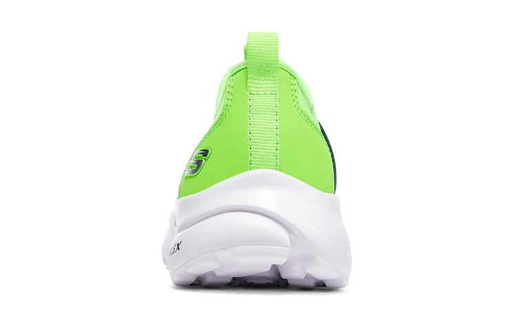 Shop (Youth) Skechers Razor Flex 'Black Green' 403776L-NVLM