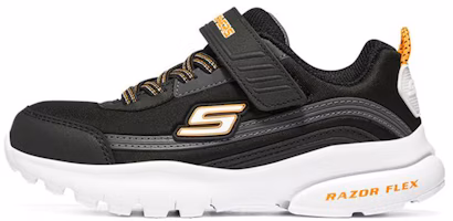 (Youth) Skechers Razor Flex 'Black Grey' 403785L-BKCC (Youth) Skechers Razor Flex 'Black Grey' 403785L-BKCC