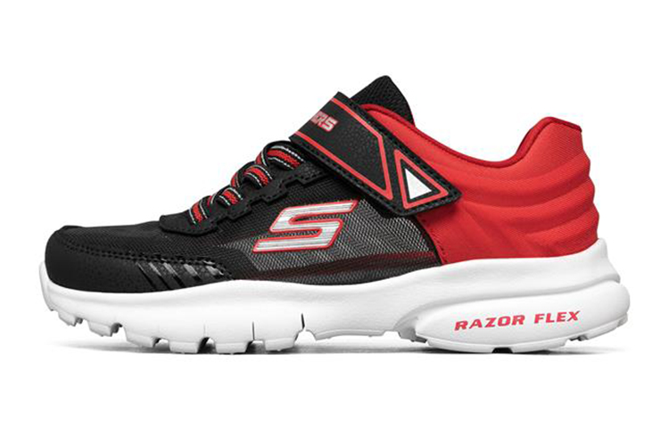 (Youth) Skechers Razor Flex 'Black Red' 403783L-BKRD