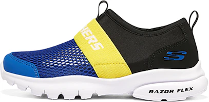 (Youth) Skechers Razor Flex 'Blue Black Yellow' 403776L-RYBK (Youth) Skechers Razor Flex 'Blue Black Yellow' 403776L-RYBK