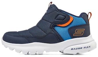 (Youth) Skechers Razor Flex 'Blue Fleece' 403784L-NVBL (Youth) Skechers Razor Flex 'Blue Fleece' 403784L-NVBL