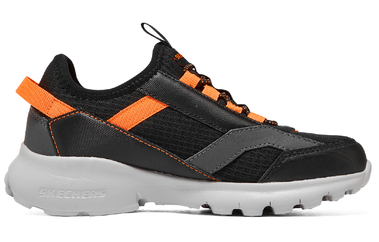 (Youth) Skechers Slip-ins Razor Flex Air Sneaker 'Black Orange' 圖 2