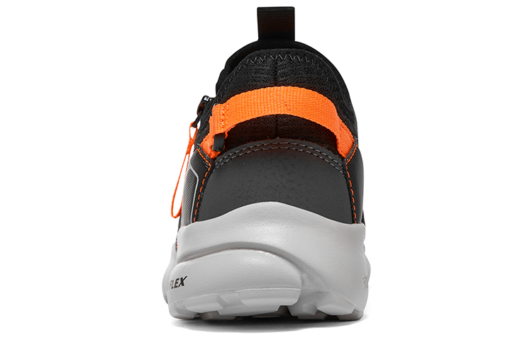 (Youth) Skechers Slip-ins Razor Flex Air Sneaker 'Black Orange' 圖 5