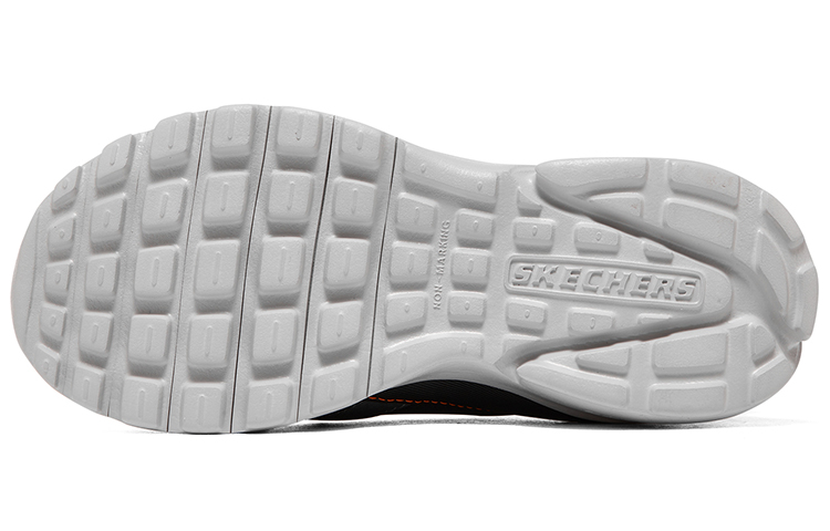 (Youth) Skechers Slip-ins Razor Flex Air Sneaker 'Black Orange' 圖 6