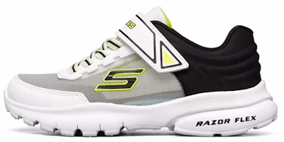 (Youth) Skechers Razor Flex 'White Black' 403783L-WBK (Youth) Skechers Razor Flex 'White Black' 403783L-WBK