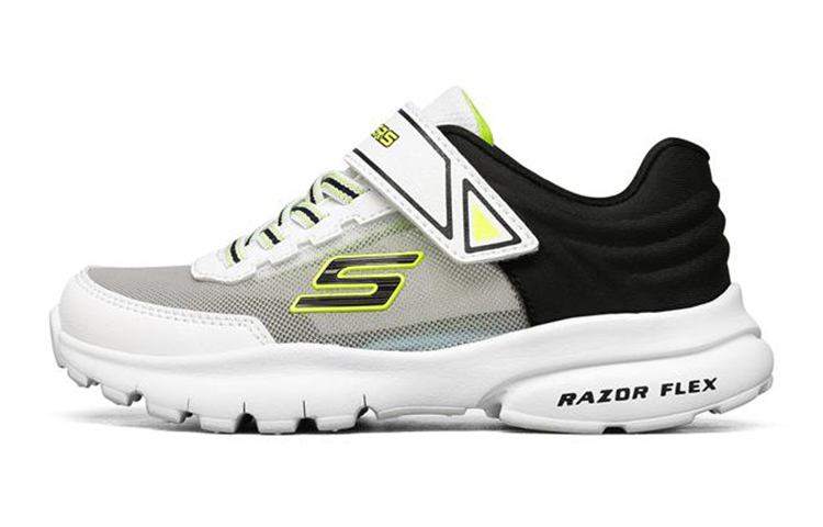 (Youth) Skechers Razor Flex 'White Black' 403783L-WBK