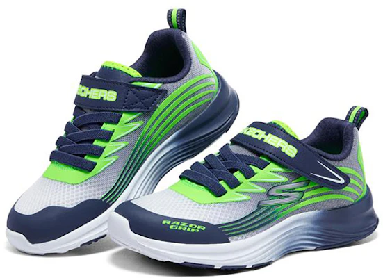 (JR) Skechers Razor Grip 'Biru Hijau' 405201L-NVLM Lookbook (JR) Skechers Razor Grip 'Biru Hijau' 405201L-NVLM