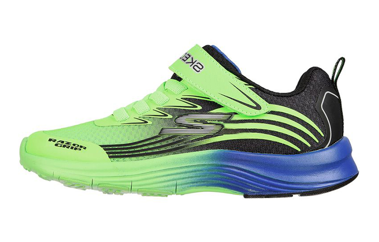 (Youth) Skechers Razor Grip 'Green Black' 405107L-LMBK