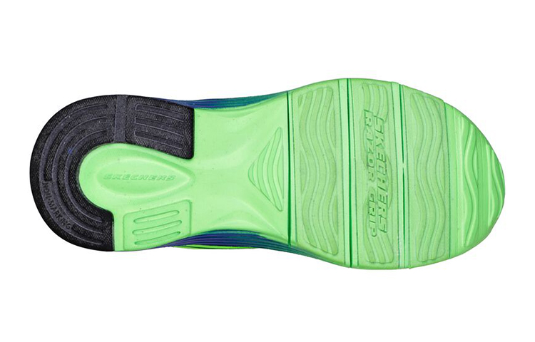 Purchase (Youth) Skechers Razor Grip 'Green Black' 405107L-LMBK