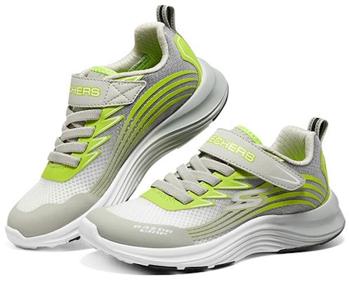 (Youth) Skechers Razor Grip 'Grey Yellow' 405201L-GYLM Lookbook (Youth) Skechers Razor Grip 'Grey Yellow' 405201L-GYLM