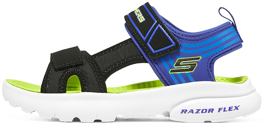 (Youth) Skechers Razor Splash 'Black Blue' 406510L-BBLM Buy (Youth) Skechers Razor Splash 'Black Blue' 406510L-BBLM