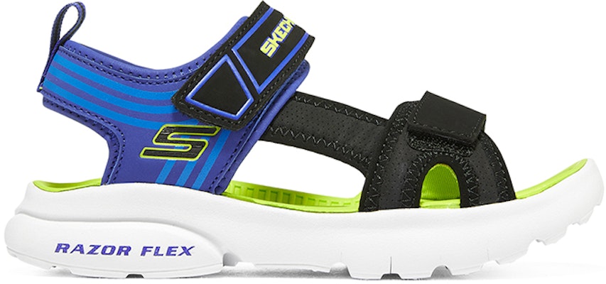 (Youth) Skechers Razor Splash 'Black Blue' 406510L-BBLM Order (Youth) Skechers Razor Splash 'Black Blue' 406510L-BBLM