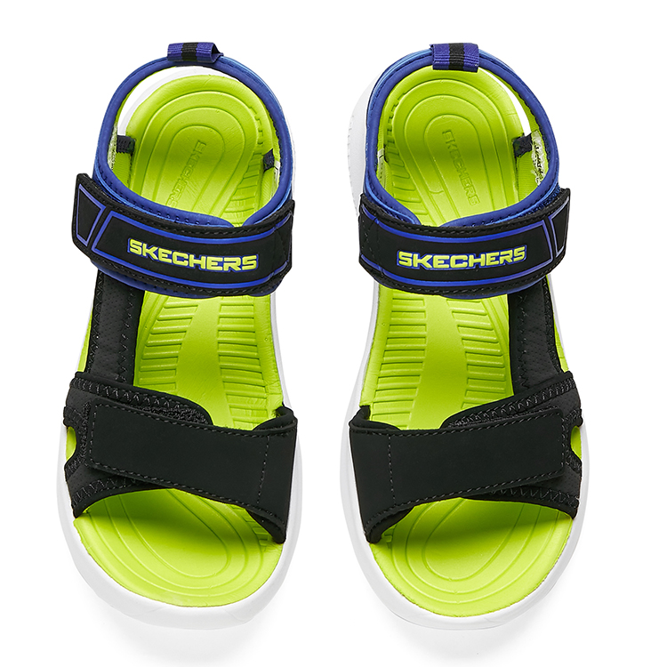 Shop (Youth) Skechers Razor Splash 'Black Blue' 406510L-BBLM