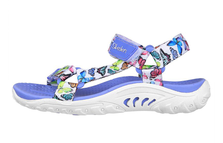 (Youth) Skechers Reggae-Butterfly Squad 'White Multi' 302894L-WMLT