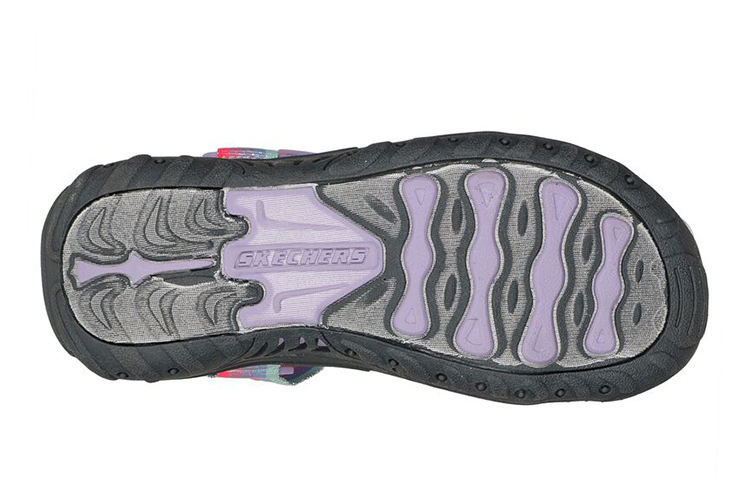 (Youth) Skechers Reggae-Rainbow Trail 'Lavender Multicolor' 圖 4