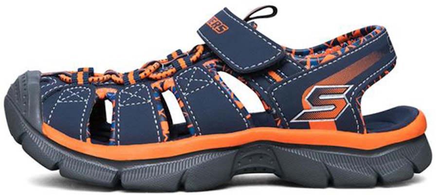 (Youth) Skechers Relix 'Blue Orange' 92189L-NVOR Buy (Youth) Skechers Relix 'Blue Orange' 92189L-NVOR