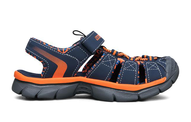 Order (Youth) Skechers Relix 'Blue Orange' 92189L-NVOR