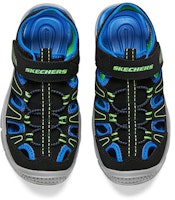 大童 Skechers Relix 運動涼鞋 黑藍色 Shop 大童 Skechers Relix 運動涼鞋 黑藍色