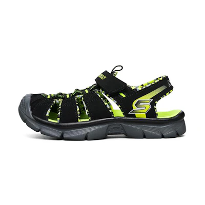 (Youth) Skechers Relix Sandal 'Black Green'
