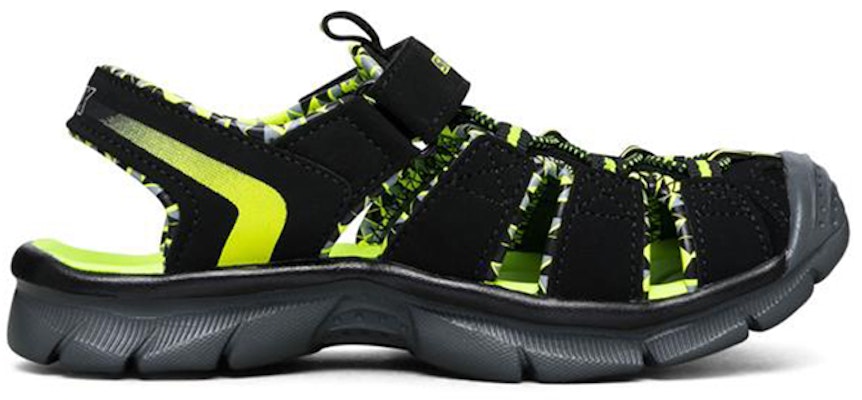 (Youth) Skechers Relix Sandal 'Black Green' 92189L-BKLM Order (Youth) Skechers Relix Sandal 'Black Green' 92189L-BKLM