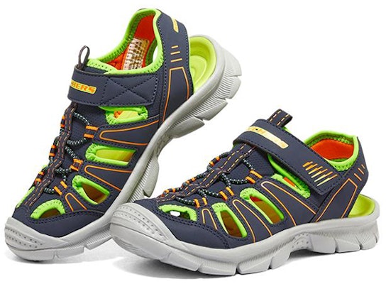 (Youth) Skechers Relix Sandal 'Blue Green' 406520L-NVLM Lookbook (Youth) Skechers Relix Sandal 'Blue Green' 406520L-NVLM