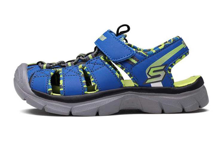(Youth) Skechers Relix Sandal 'Blue Green' 92189L-BLLM