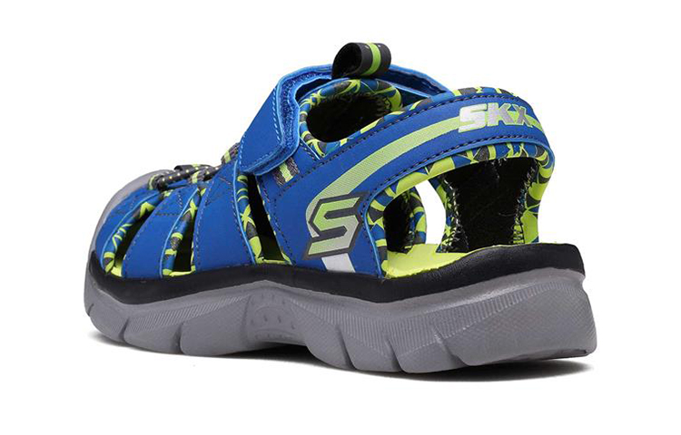 Shop (Youth) Skechers Relix Sandal 'Blue Green' 92189L-BLLM