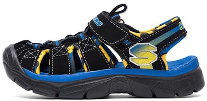(Youth) Skechers Relix Sandal 'Blue Yellow Velcro' 92187L-BKRY (Youth) Skechers Relix Sandal 'Blue Yellow Velcro' 92187L-BKRY