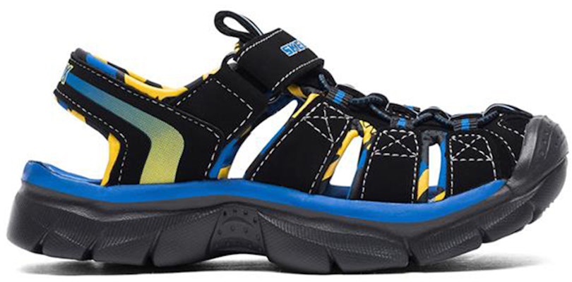 (Youth) Skechers Relix Sandal 'Blue Yellow Velcro' 92187L-BKRY Order (Youth) Skechers Relix Sandal 'Blue Yellow Velcro' 92187L-BKRY