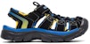 (JR) Skechers Relix Sandal 'Biru Kuning Velcro' 92187L-BKRY