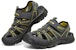 (Youth) Skechers Relix Sandal 'Grey Black' 406520L-CCBK