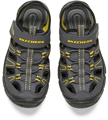 (Youth) Skechers Relix Sandal 'Grey Black' 406520L-CCBK Shop (Youth) Skechers Relix Sandal 'Grey Black' 406520L-CCBK