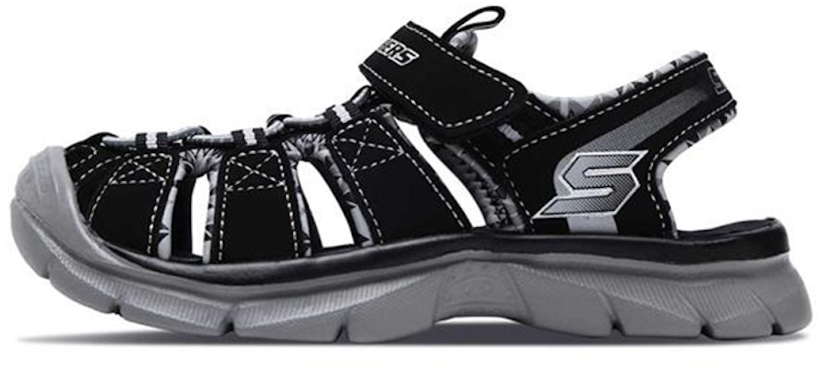(Youth) Skechers Relix Sport Sandal 'Black Grey' 92189L-BKGY Buy (Youth) Skechers Relix Sport Sandal 'Black Grey' 92189L-BKGY