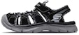 (Youth) Skechers Relix Sport Sandal 'Black Grey' 92189L-BKGY