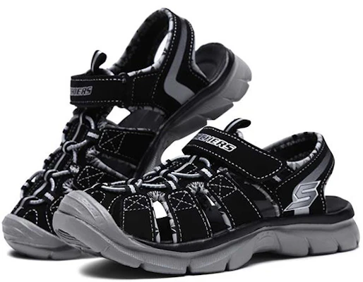 (Youth) Skechers Relix Sport Sandal 'Black Grey' 92189L-BKGY Lookbook (Youth) Skechers Relix Sport Sandal 'Black Grey' 92189L-BKGY