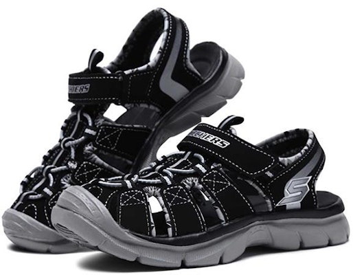 (Youth) Skechers Relix Sport Sandal 'Black Grey' 92189L-BKGY Lookbook (Youth) Skechers Relix Sport Sandal 'Black Grey' 92189L-BKGY