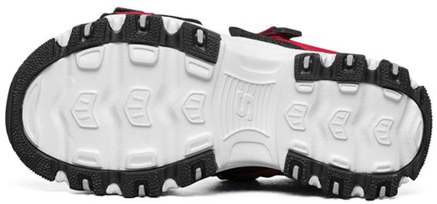 (Youth) Skechers Retro Sandal Velcro 'Black Red' 660072L-BKRD Shop (Youth) Skechers Retro Sandal Velcro 'Black Red' 660072L-BKRD