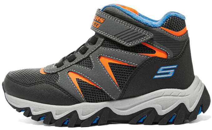preschool-skechers-mid-top-running-shoe-grey-orange-comfort-sport-lightweight-durable-405280-l-ccor