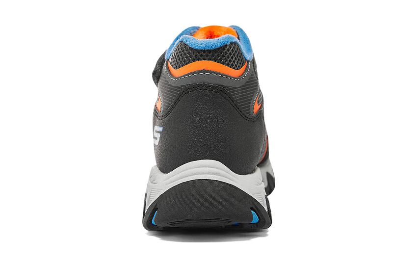 Lookbook 大童 Skechers 舒適運動 輕便耐磨 中筒 孩童跑鞋 灰橘