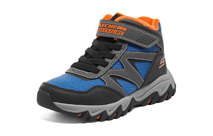 Order (JR) Kasut Skechers Rugged Ranger 'Biru Kelabu Hitam' 405280L-BLOR