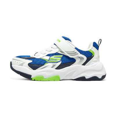 (Youth) Skechers Running Shoe 'White Blue'