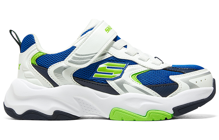 (Youth) Skechers Running Shoe 'White Blue' 圖 2