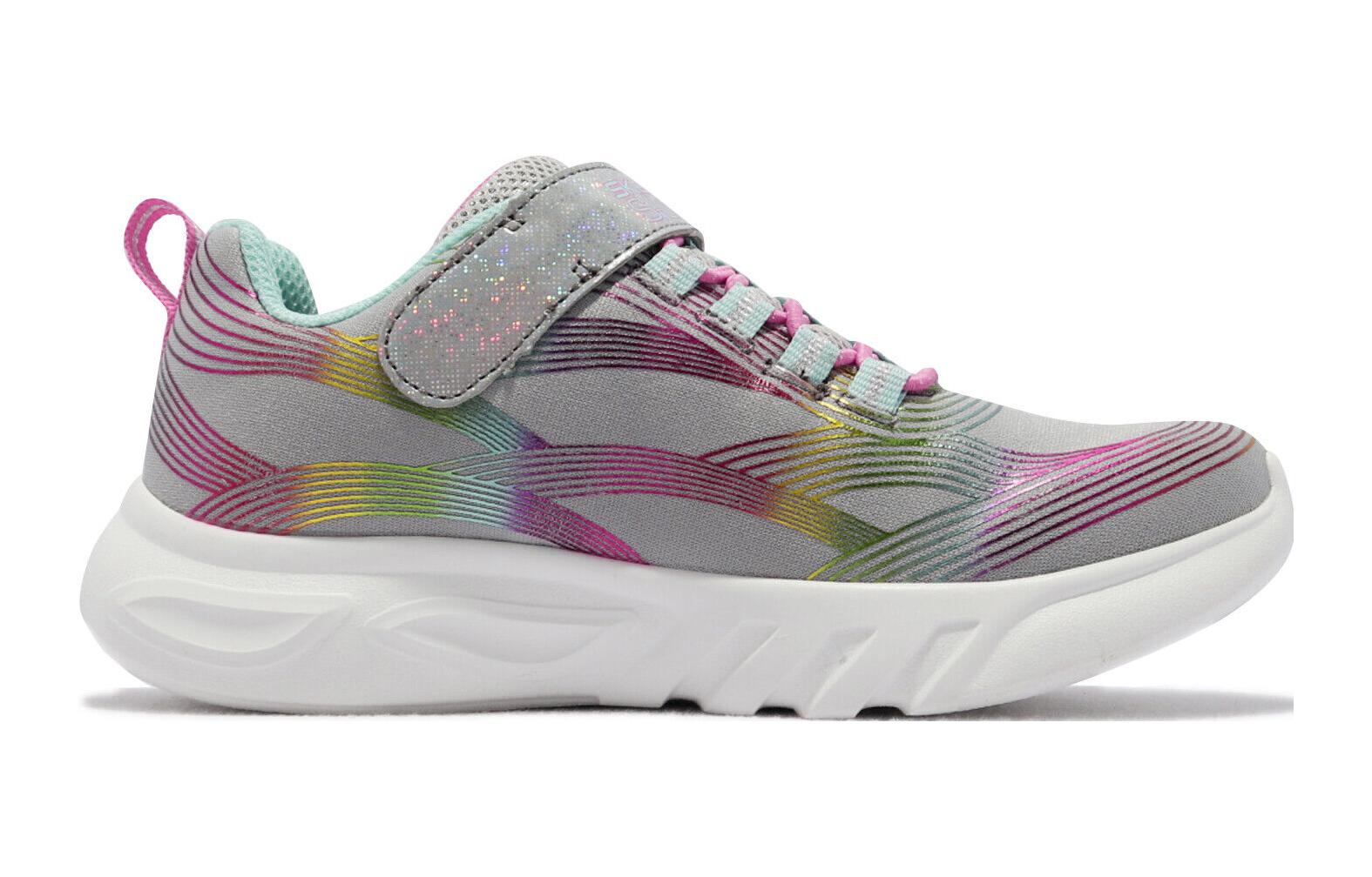 (Youth) Skechers S Lights-Glow-Brites 'Light Grey Multicolor' 圖 2